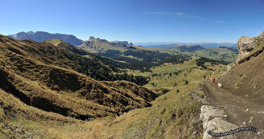 111 Panoramica sulle Creste di Siusi - Altipiano dello Sciliar - Punta Sentner - Alpe di Siusi.jpg